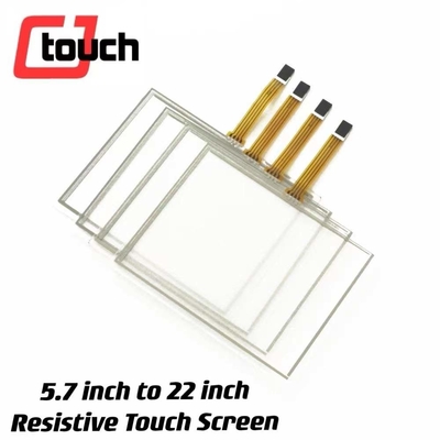 Bảng điều khiển cảm ứng điện trở 5 dây 4 dây 5,7-22 inch Độ bền 35 triệu lần chạm