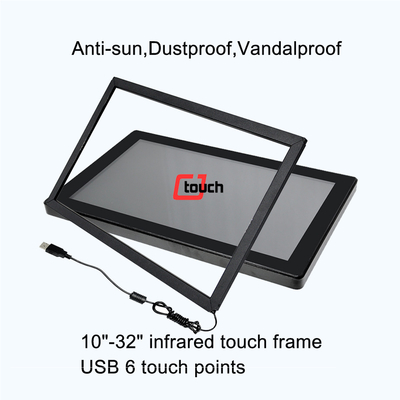10 touch pnits 43 &quot;Ir Touch Screen Monitor Bộ màn hình cảm ứng đa điểm