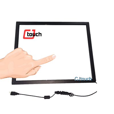 Màn hình cảm ứng hồng ngoại đa điểm 17 inch với kính 3mm chống phá hoại