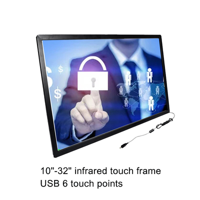 Màn hình cảm ứng hồng ngoại 86 inch thực tế với giao diện USB Độ nhạy cao