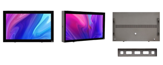 Kiosk quảng cáo ngoài trời khung siêu hẹp 55 inch tản nhiệt nhanh chóng