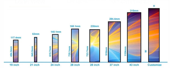 Bảng điều khiển màn hình LCD CJ TOUCH Kéo dài 38,5 inch độ phân giải 1920x540