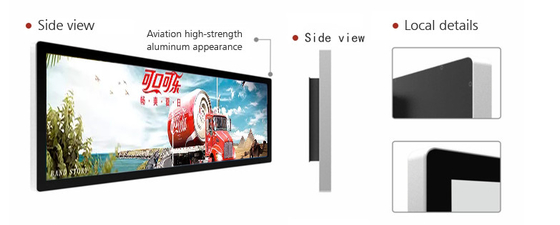 Màn hình LCD dạng thanh kéo dài 28 inch 700 nits Độ phân giải 1920x578