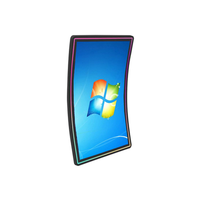 Bảng điều khiển màn hình cảm ứng cong 43 inch 4K với viền dải LED