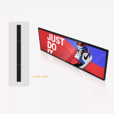 34,6 inch Wifi TFT kéo dài Thanh màn hình LCD Kệ Cạnh Thanh kéo dài Màn hình LCD